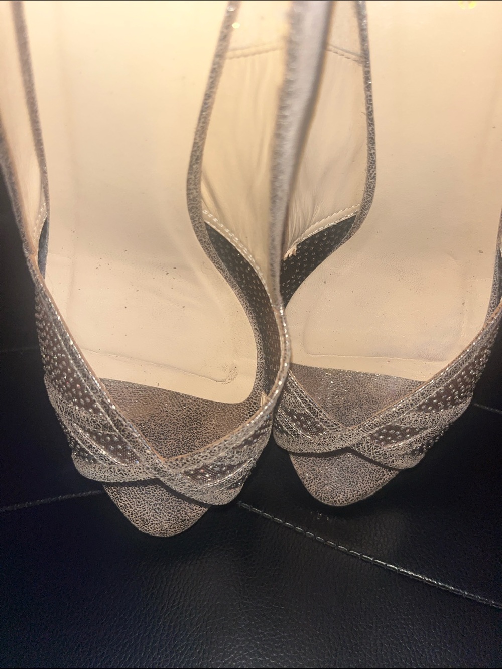 Kate Spade Made in Italy Bayla Anthracite Heels - Picture 4 of 8